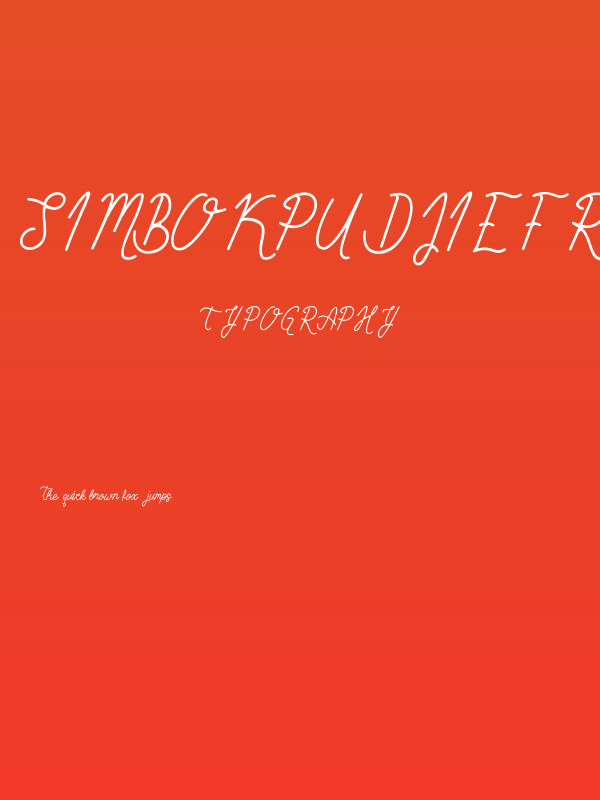 SimbokPudjieFree Poster