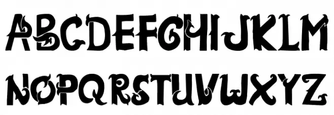Simeol Font Litere mari