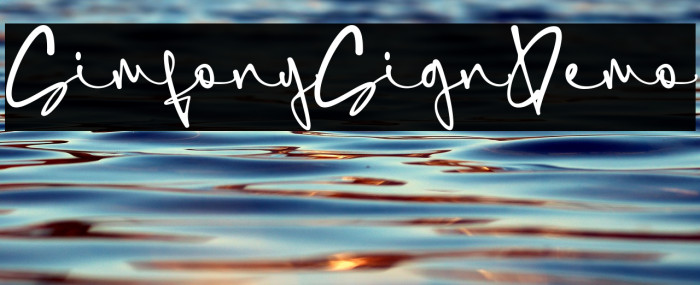 SimfonySign-Demo Example 3