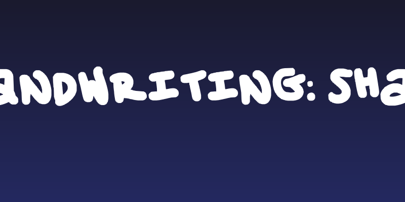 Simmone's Handwriting: Shards of Glass Social Header