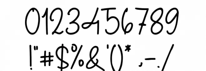 Simon Allice Font OTHER CHARS