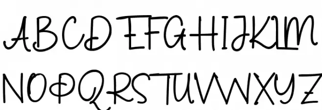 Simon Allice Schriftart Groß
