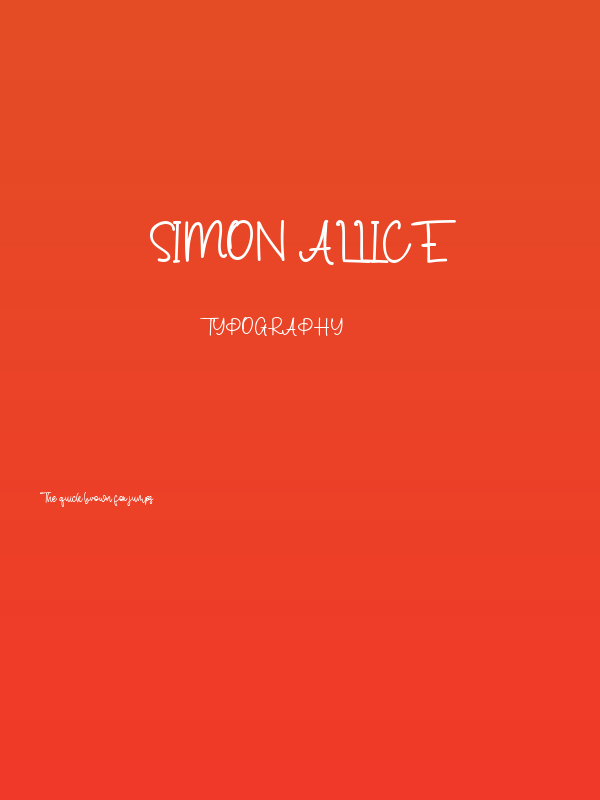 Simon Allice Poster