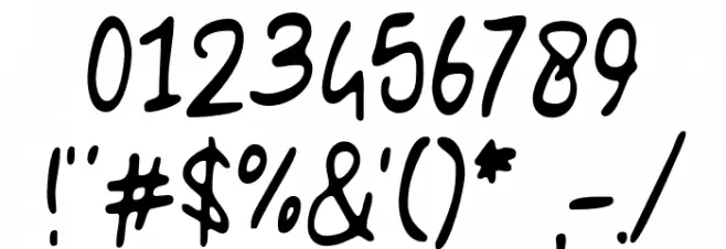 Simon Blooming Demo Font OTHER CHARS