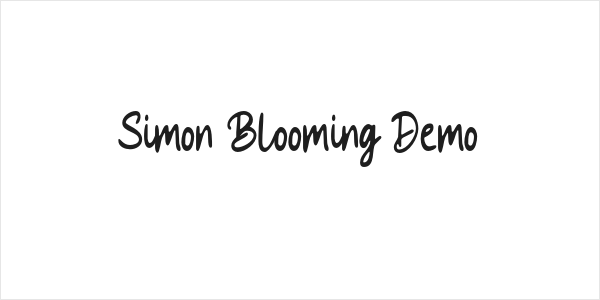 Simon Blooming Demo Logo