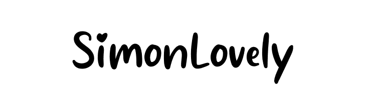 Simon Lovely  Fuentes Gratis Descargar