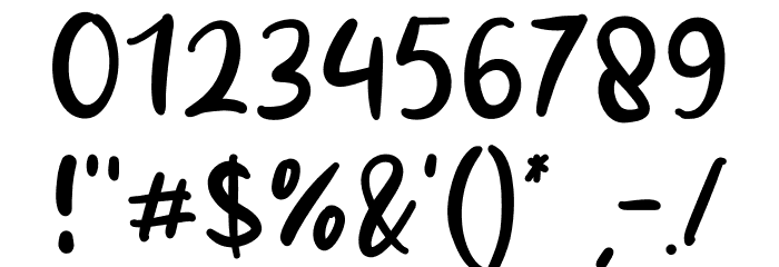Simon Lovely Font OTHER CHARS