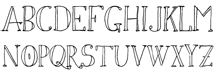 Simon Script Font LOWERCASE