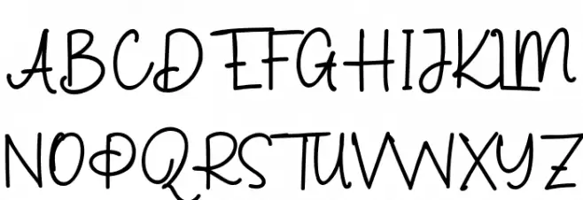 SimonAllice Schriftart Groß