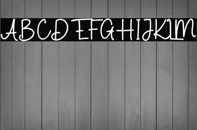 SimonAllice Font examples