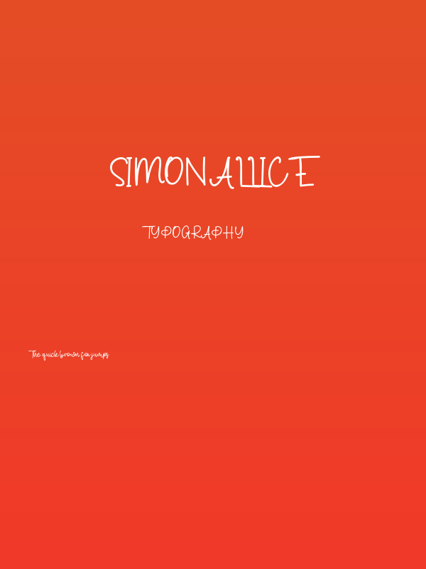 SimonAllice Poster