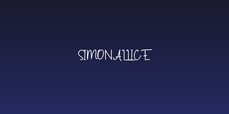 SimonAllice Social Header