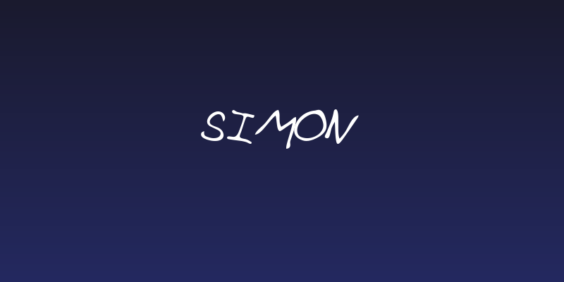 Simon Social Header