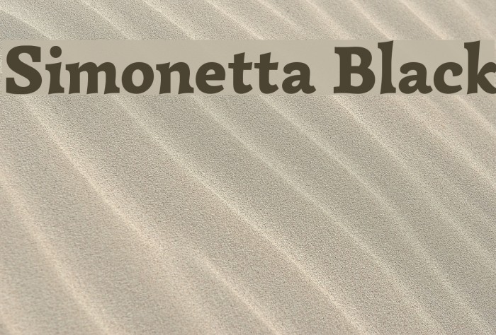 Simonetta Black Example 3