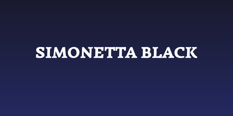 Simonetta Black Social Header