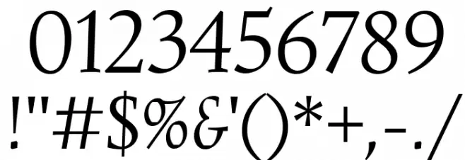 Simonetta Italic Font OTHER CHARS