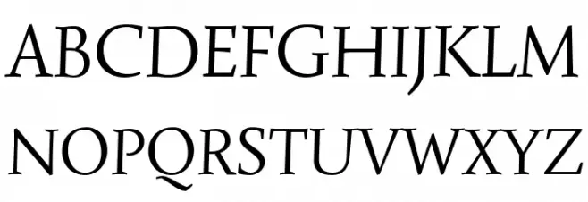 Simonetta Italic Schriftart Groß