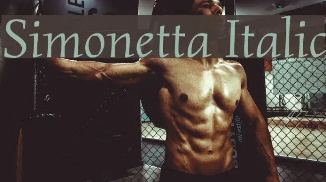 Simonetta Italic Example 2