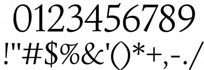 Simonetta Regular Schriftart Anderer Schreiben