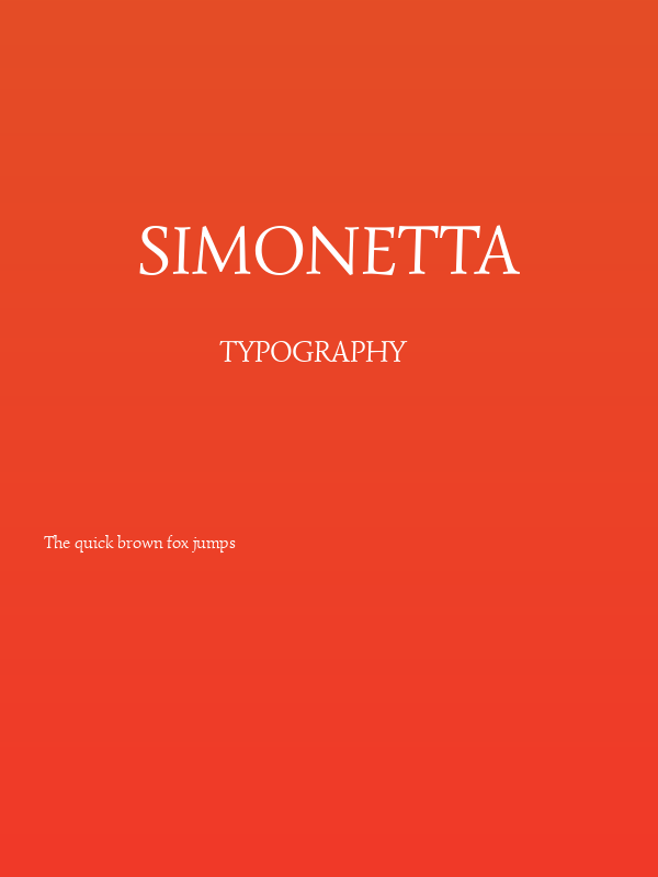 Simonetta Poster