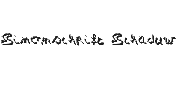 Simonschrift Schaduw Logo