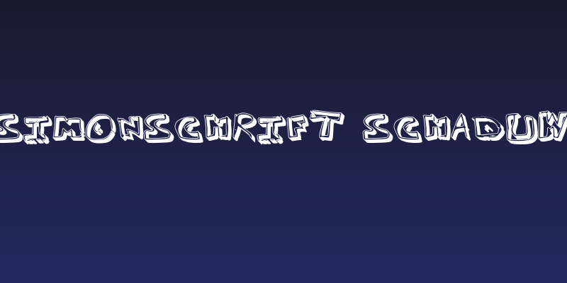 Simonschrift Schaduw Social Header