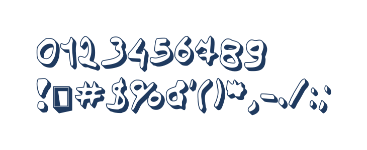 Simonschrift The Big Schaduw Other Characters