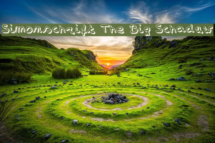 Simonschrift The Big Schaduw Example 3