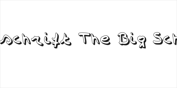 Simonschrift The Big Schaduw Logo