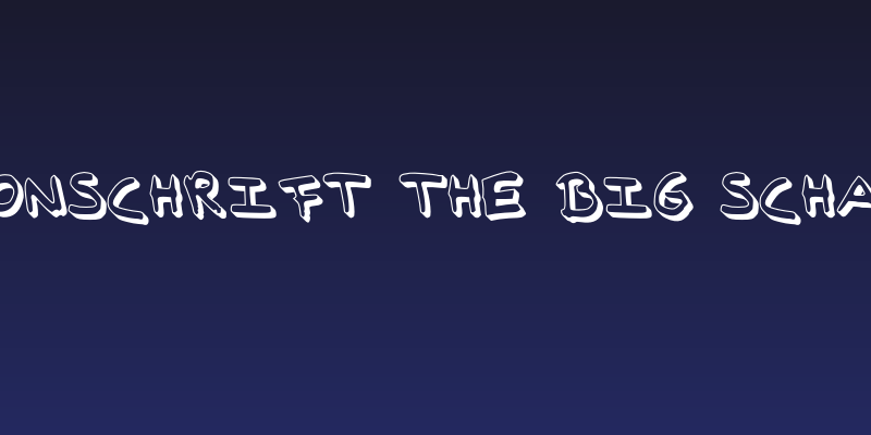 Simonschrift The Big Schaduw Social Header