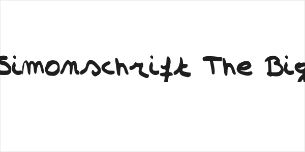 Simonschrift The Big Logo