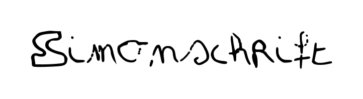 Simonschrift  Frei Schriftart Herunterladen