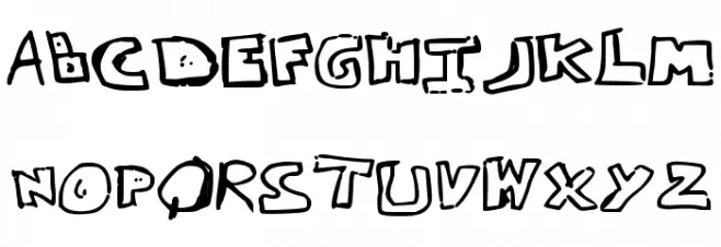 Simonschrift Шрифта ВЕРХНИЙ