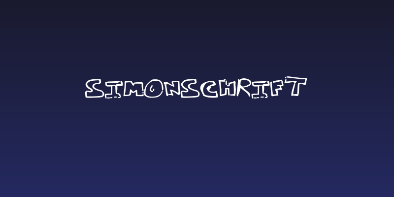 Simonschrift Social Header