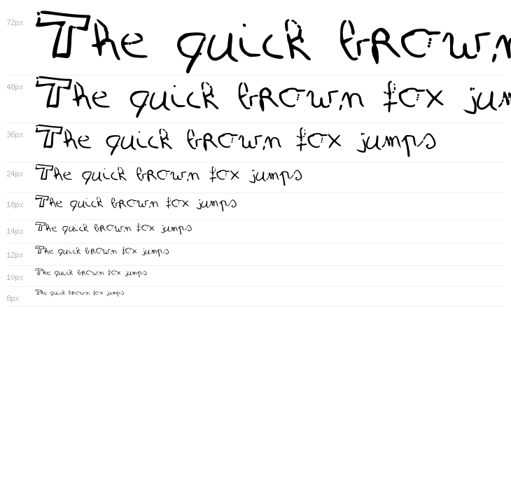 Simonschrift Waterfall