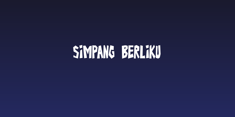 Simpang Berliku Social Header