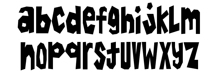 Simpang Berliku Font LOWERCASE