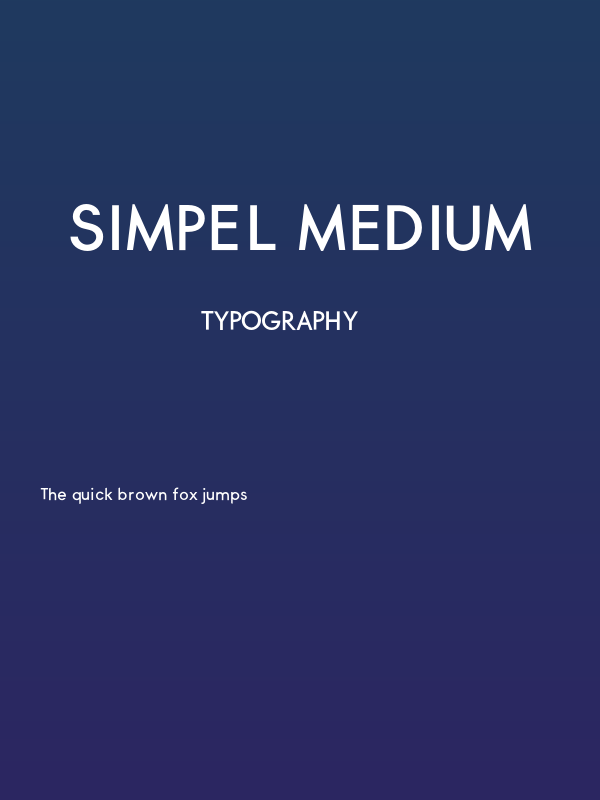 Simpel Medium Poster
