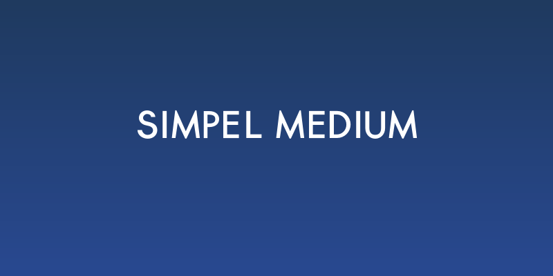 Simpel Medium Social Header