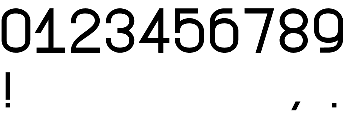 Simpetico Font OTHER CHARS