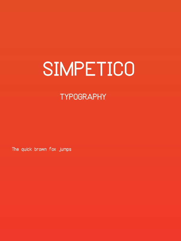 Simpetico Poster