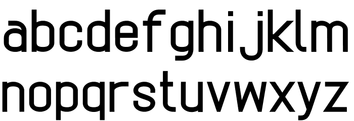 Simpetico Font LOWERCASE