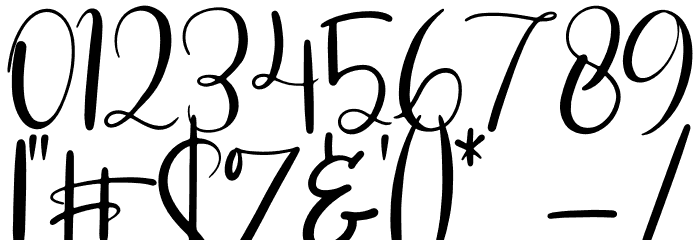 Simphonitta Font OTHER CHARS