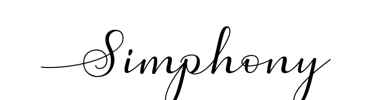 Simphony  नि: शुल्क फ़ॉन्ट्स डाउनलोड