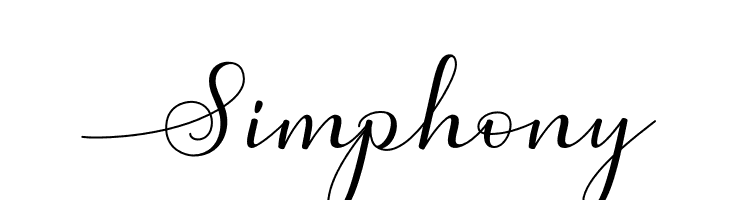 Simphony  font caratteri gratis