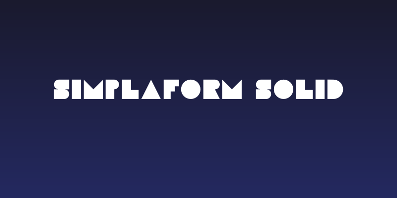 Simplaform Solid Social Header
