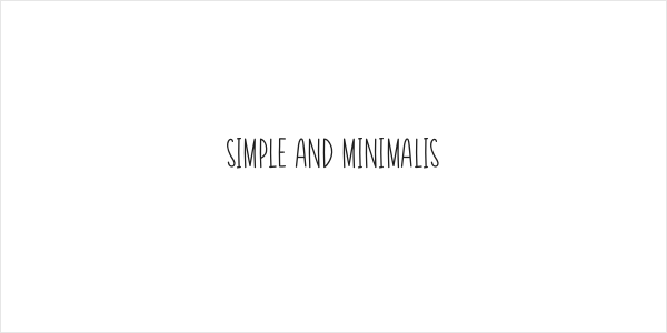 Simple And Minimalis Logo