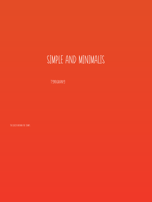 Simple And Minimalis Poster