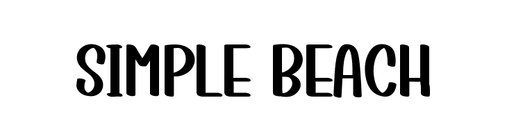 Simple Beach  font caratteri gratis