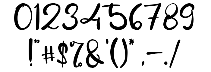 Simple Beauty Font OTHER CHARS